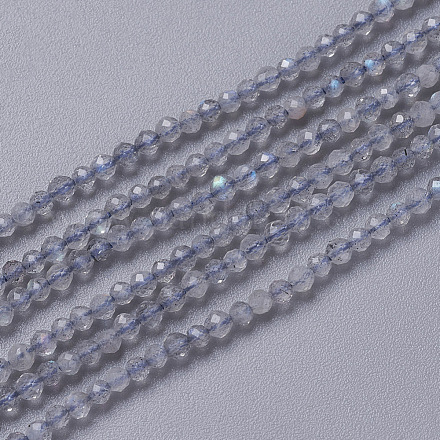 Chapelets de perles en labradorite naturelle  G-F596-43-4mm-1