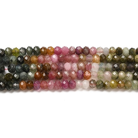 Chapelets de perles en tourmaline naturelle G-E608-C06-1