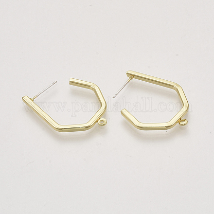 Accessoires de clous d'oreilles en alliage PALLOY-S121-241-1