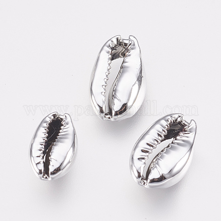 Perles de coquille galvanisées BSHE-E024-01B-S-1