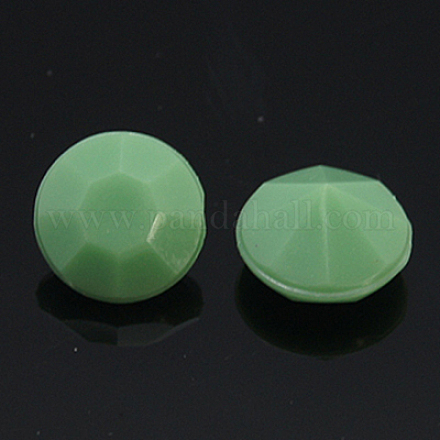 Cabochons de dos en strass acrylique SACR-C001-8mm-03-1