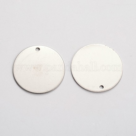 Stainless Steel Stamping Blank Tag Pendants STAS-L166-05-1
