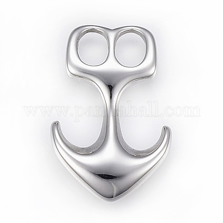 304 Stainless Steel Hook Clasps STAS-I091-08P-1