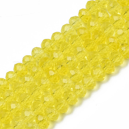 Chapelets de perles en verre électroplaqué EGLA-A044-T3mm-A29-1