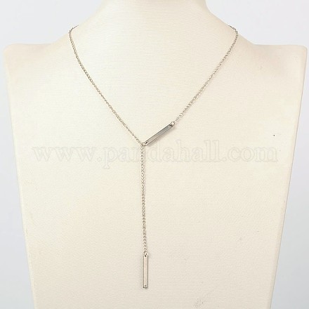 Модный железа лассо ожерелья NJEW-JN00985-1