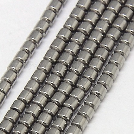 Chapelets de perles en hématite synthétique sans magnétiques G-J163-2x2mm-05-1