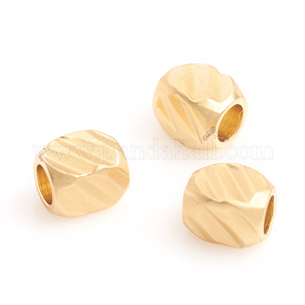 Perles en laiton de style mat KK-L155-21MG-1