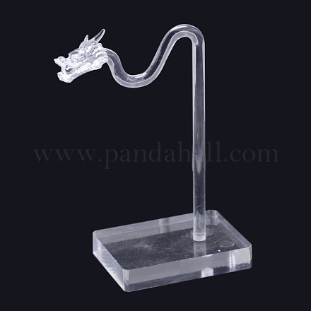 Dragon Head Organic Glass Earring Display Stands EDIS-N009-04-1