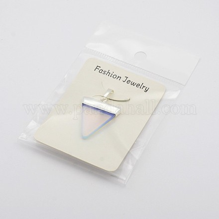 Triangle Shaped Opalite Pendants X-G-F0135-01P-1