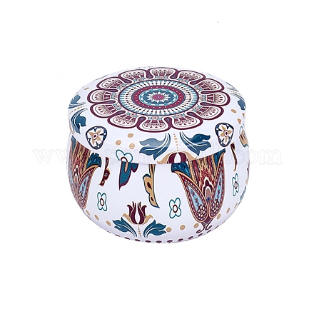 Печатная коробка для хранения жести CON-WH0082-005-1