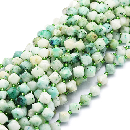 Chapelets de perles en jaspe au sésame naturel G-E569-C12-1