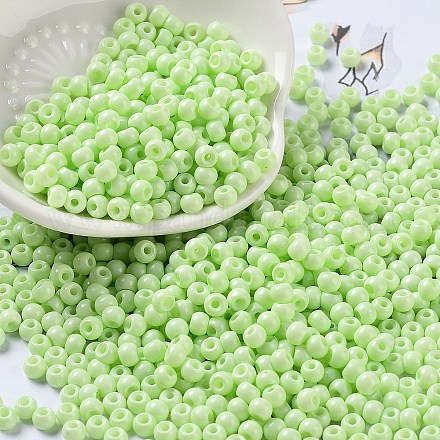 Baking Paint Glass Seed Beads SEED-H002-I-A523-1
