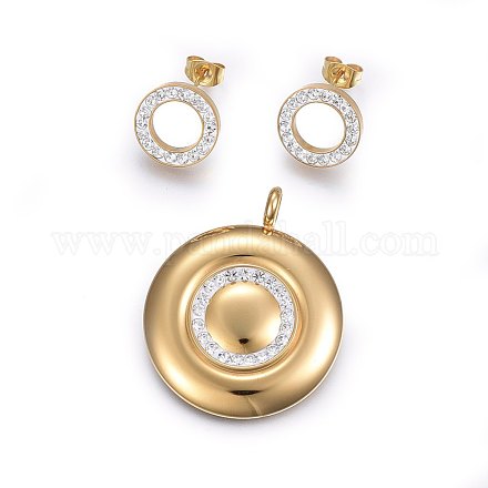 Kits de bijoux en 304 acier inoxydable SJEW-H141-29G-1