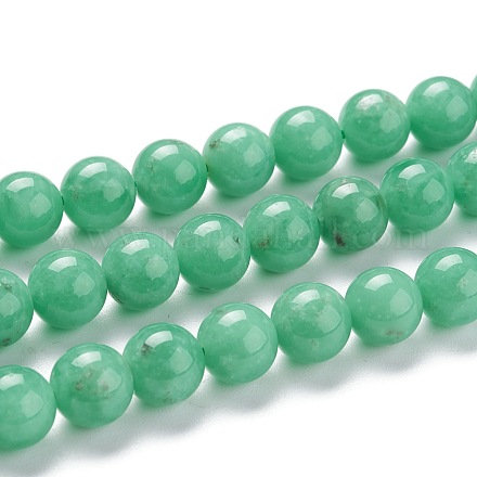 Brins de perles de verre naturel G-F688-01-8mm-1