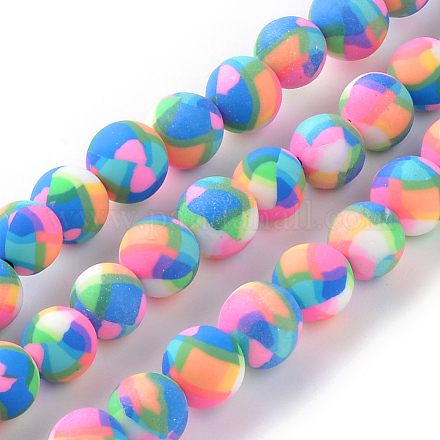 Chapelets de perle en pâte polymère manuel X-CLAY-Q230-25-1