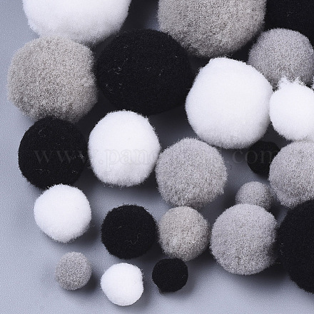 Diy Puppe Handwerk Polyester hoch-elastischen Pom Pom Ball AJEW-R093-01-C08-1