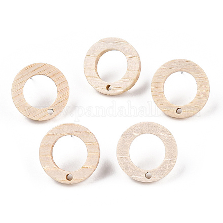 Risultati di orecchini a bottone in legno di frassino EJEW-N017-011V-1