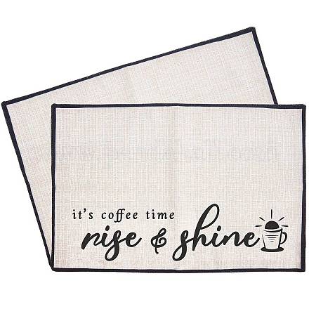 Coffee Theme Diablement Fort Cup Mats AJEW-WH0201-003-1