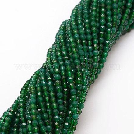 Natural Agate Bead Strands G-G882-4mm-A01-1