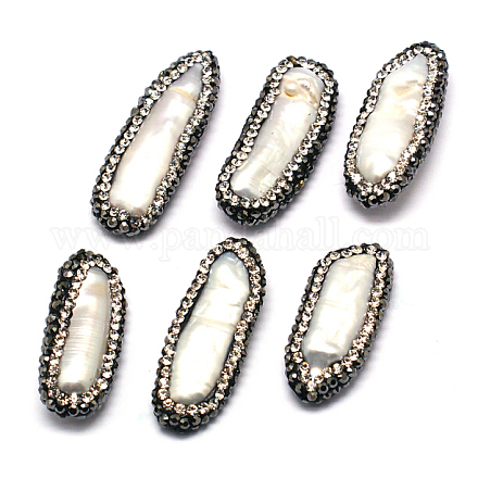 Perles de perles de culture d'eau douce naturelles en forme de larme G-F226-13-1