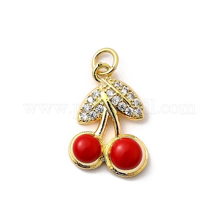 Латунные микро проложить кубического циркония подвески KK-I359-04G-1