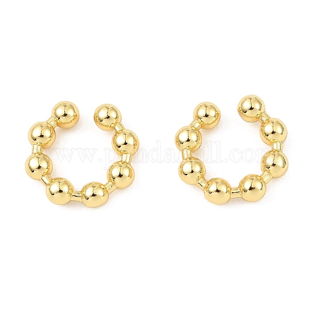Rack Plating Brass Cuff Earrings EJEW-L261-012G-1