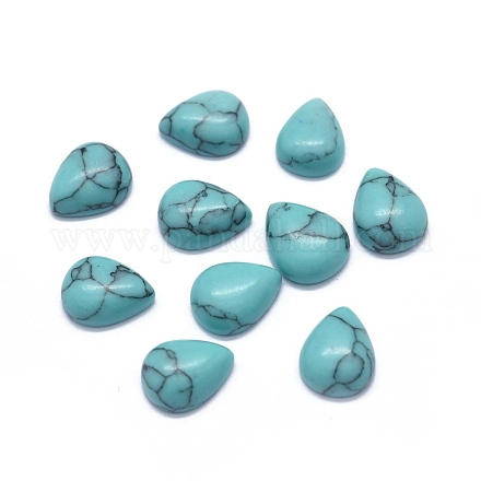 Synthetic Turquoise Cabochons G-O175-22-04-1