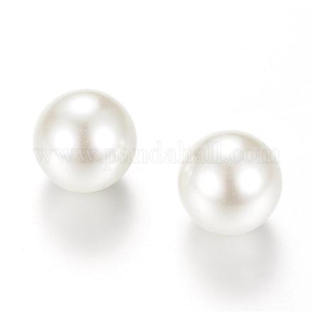 Perles de perles de verre peintes HY-R003-14mm-01-1