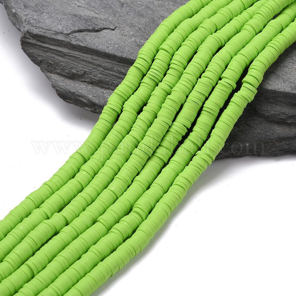 Kit de perles en argile polymère pour bricolage, perles d'espacement