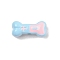 Spray Painted Alloy Beads,  Cadmium Free & Nickel Free & Lead Free, Enamel Beads, Bone, Light Sky Blue, 6.5x14x6mm, Hole: 1.8mm