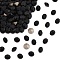 Preciosa® MAXIMA Crystal Round Stones, Czech Crystal, Dura Foiling, Round(431 11 615 Chaton), 23980 Jet, SS45(9.85~10.2mm)