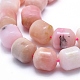 Rosa naturale perline opale fili G-D0010-15A-3