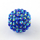 AB-Color Resin Rhinestone Beads RESI-S315-22x24-17-1