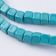 Synthetic Turquoise Beads Strands G-E456-01-4mm-3
