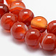 Chapelets de perles en agate rayée naturelle/agate à bandes X-G-K166-13-8mm-08-3