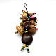 Buddhist Jewelry Natural Bodhi Beaded Pendant Hanging Decorations HJEW-S01-02-2