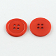 4-Rondelle botones de plástico BUTT-R034-052-2