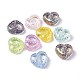 Placage uv perles acryliques irisées arc-en-ciel OACR-P016-02-1