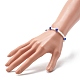 Perles de verre et perles de chalumeau faites à la main bracelets extensibles pour enfant BJEW-JB06475-01-3