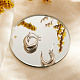 Boucles d'oreilles créoles en argent sterling plaqué rhodium Shegrace 925 JE909A-2