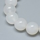 Bianco naturale agata fili di perline G-D0005-27-10mm-3