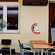 ヴィンテージメタルブリキサイン  バーの鉄の壁の装飾  レストラン  カフェ・パブ  他人  270x220x5mm AJEW-WH0409-014-6