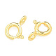 Brass Spring Ring Clasps KK-N259-10-5