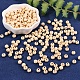 500Pcs Natural Pecan Wood Beads WOOD-SZ0001-20B-4