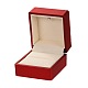 Valentinstag Geschenke Verpackungsholz Fingerring-Boxen OBOX-O001-12-3