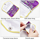 NBEADS 15 Pcs Silk Embroidery Pouch ABAG-NB0001-24B-4