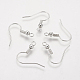 Brass Earring Hooks KK-Q261-4-NF-1