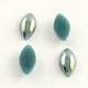 Pearlized Plated Opaque Glass Cabochons PORC-S779-9x18-22-1