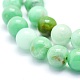 Natürliche Australien Jade / chrysoprase Perlen Stränge G-O166-03-6mm-3