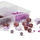 Наборы для изготовления ювелирных изделий из фиолетовой серии своими руками DIY-YW0003-05D-6